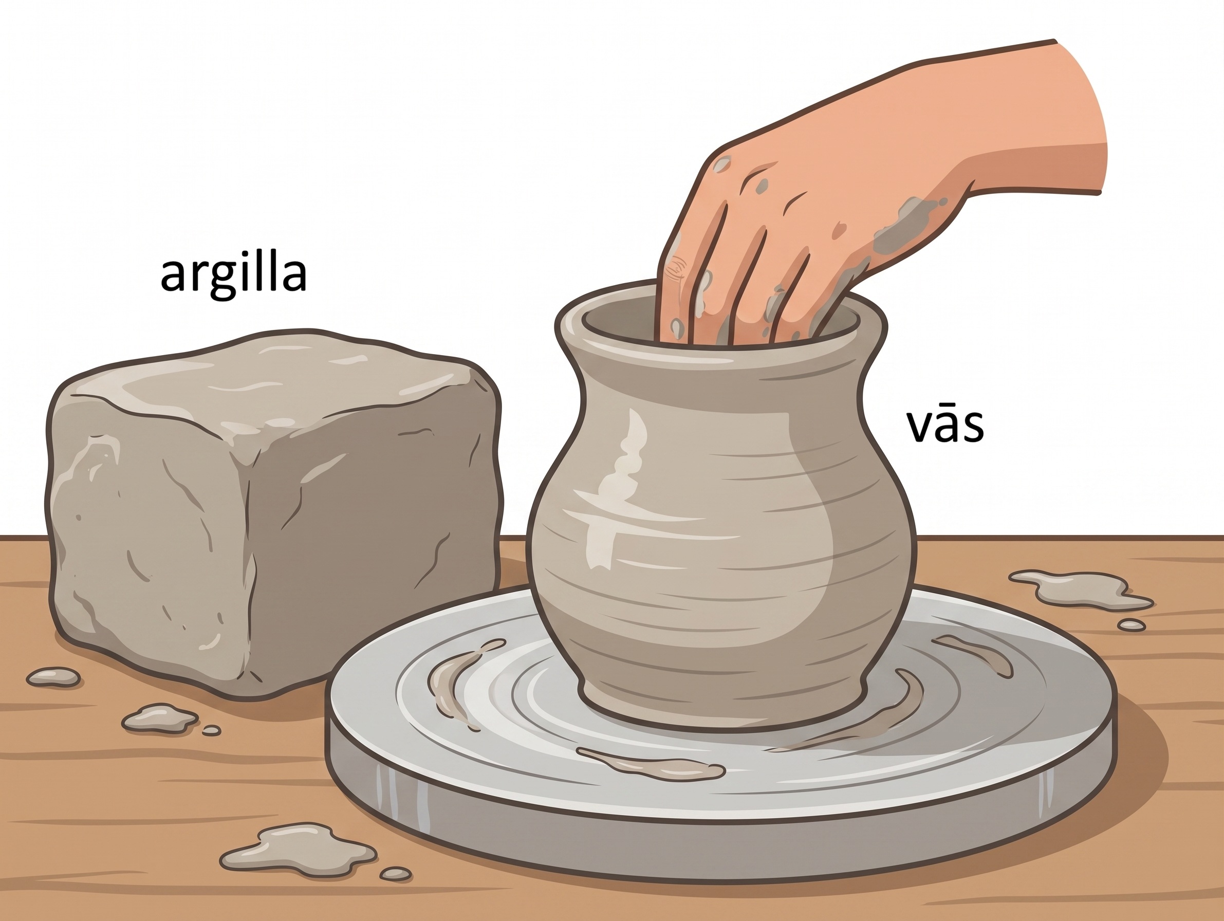 argilla, -ae (f.)