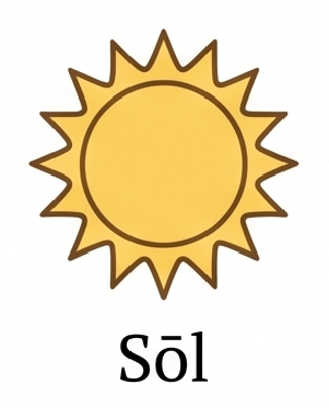 Sōl, sōlis m.